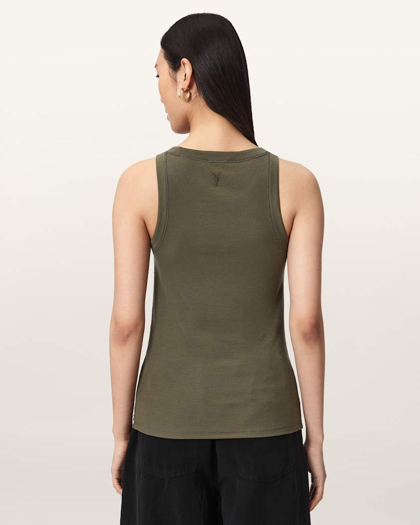 Rina Crew Neck Sleeveless Tank Top
