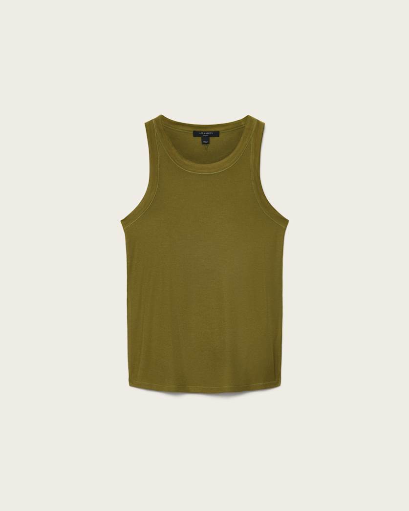 Rina Crew Neck Sleeveless Tank Top