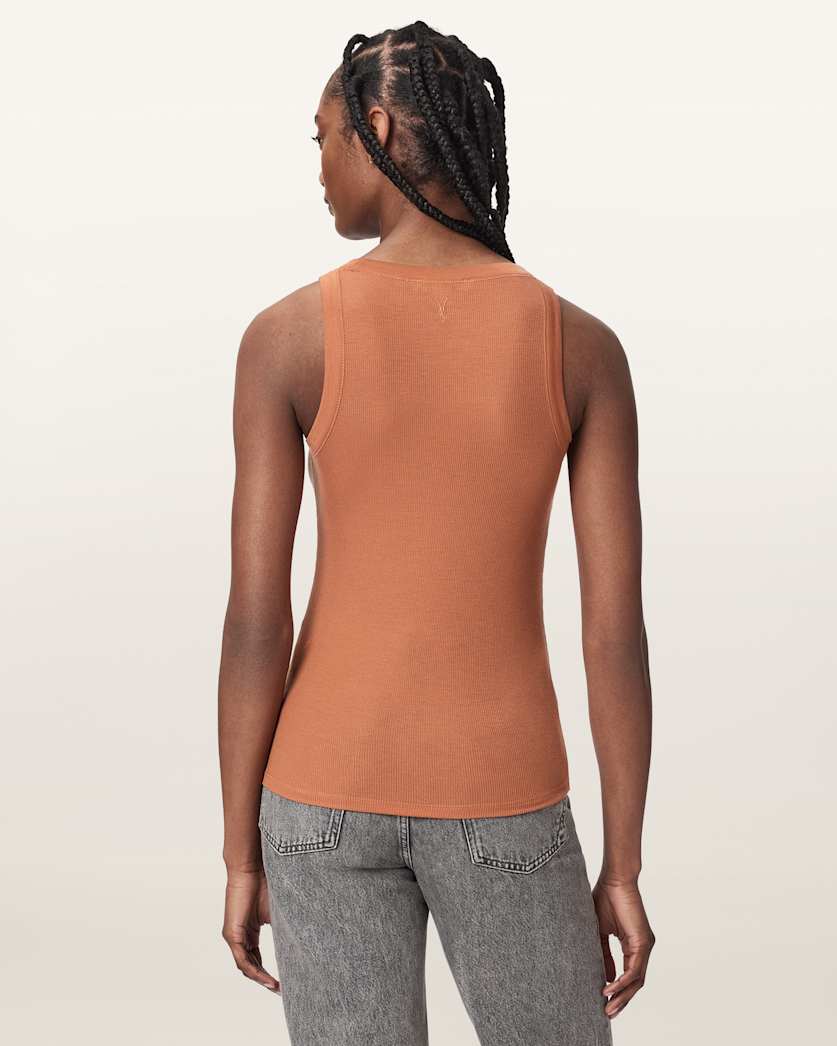 Rina Crew Neck Sleeveless Tank Top