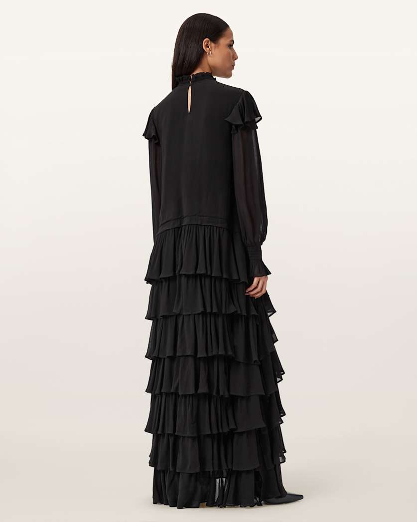 Cavarly Tiered Ruffle Maxi Dress