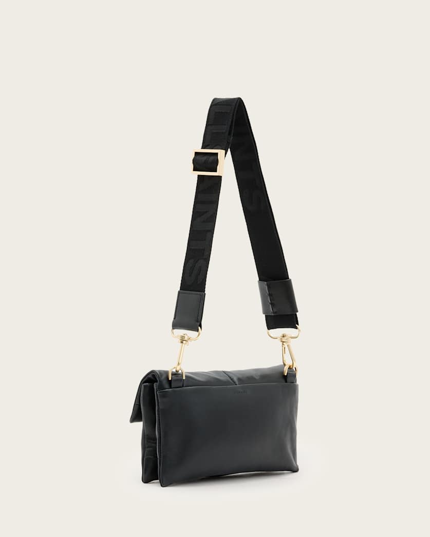 Ezra Quilted Leather Crossbody Bag