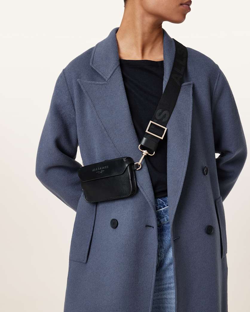 Zoe Adjustable Leather Crossbody Bag