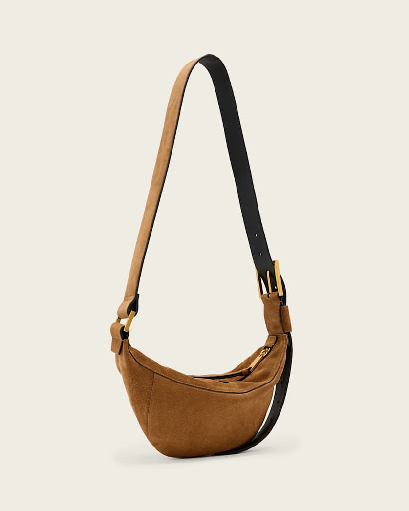 Luna Suede Crossbody Bag