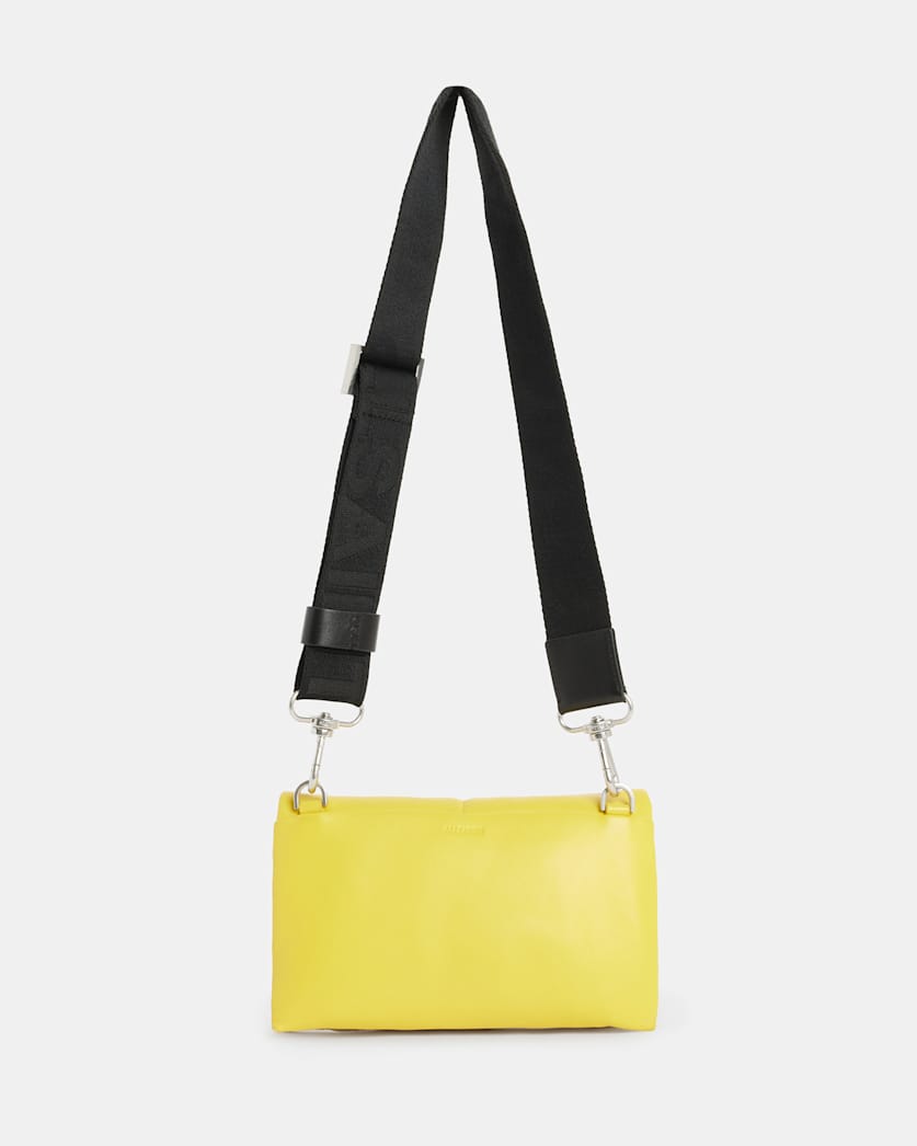 Ezra Leather Quilted Crossbody Bag