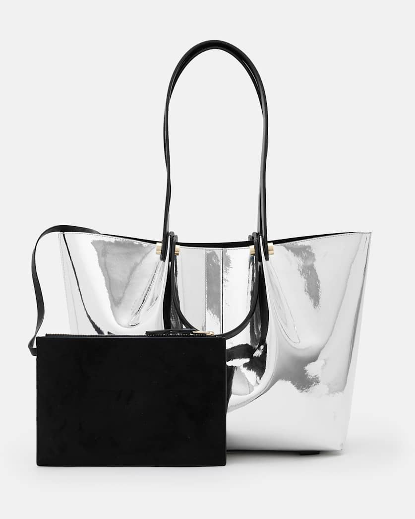 Allington Metallic Leather Tote Bag