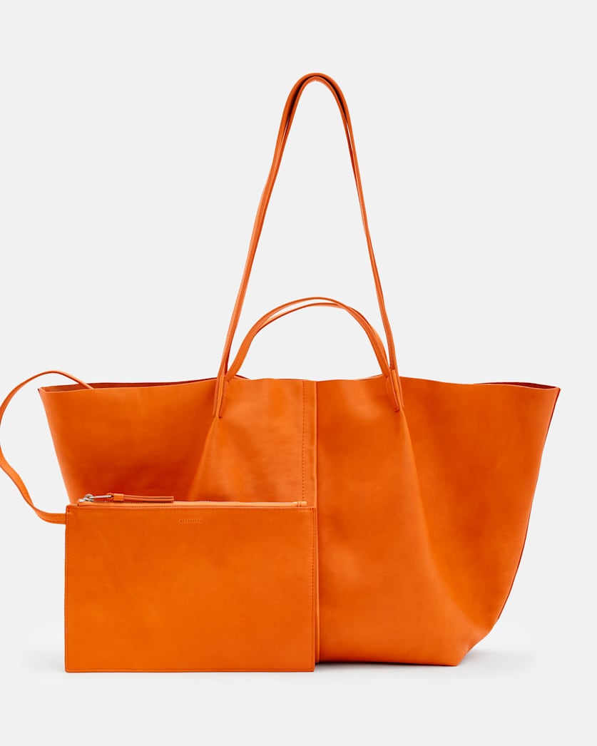 Hannah Tie Dye Leather Tote Bag