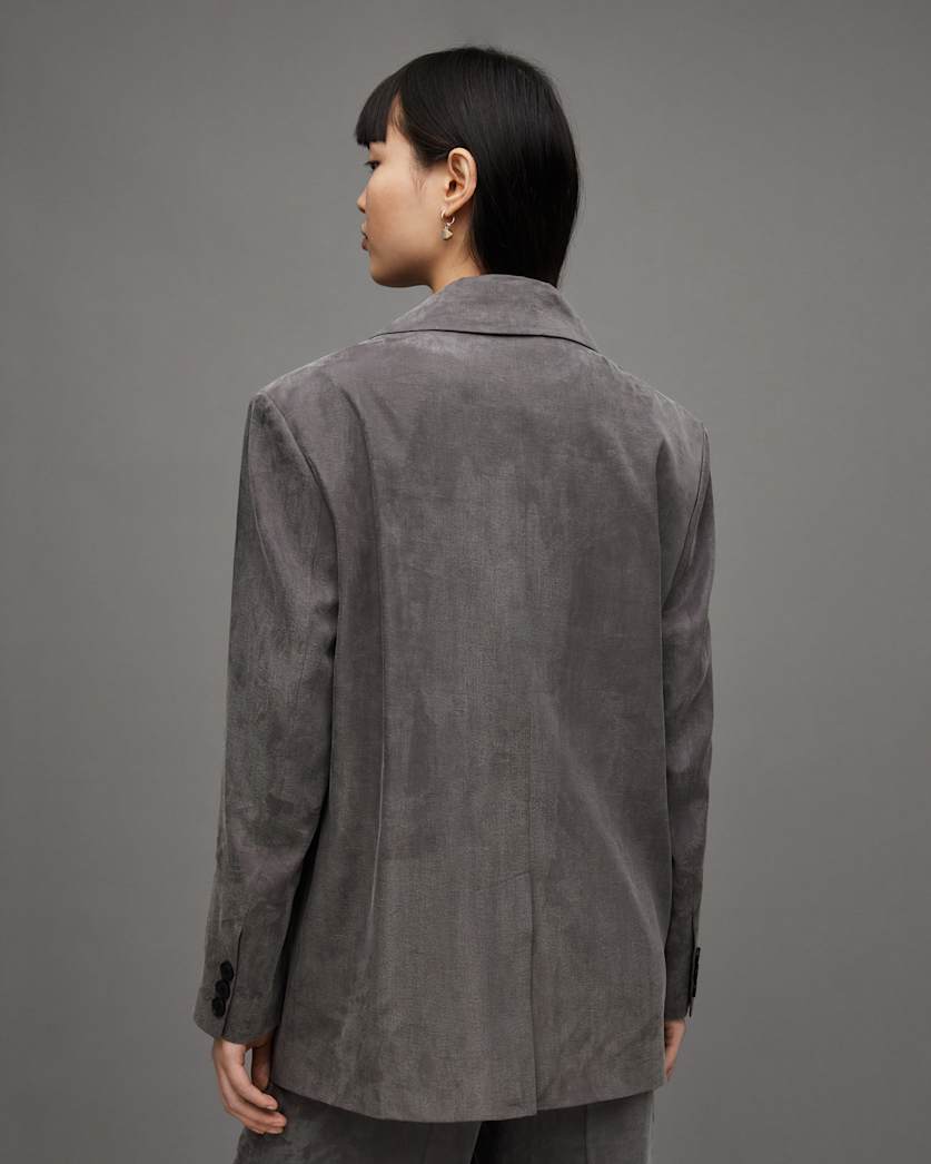 Elle Double Breasted Lightweight Blazer