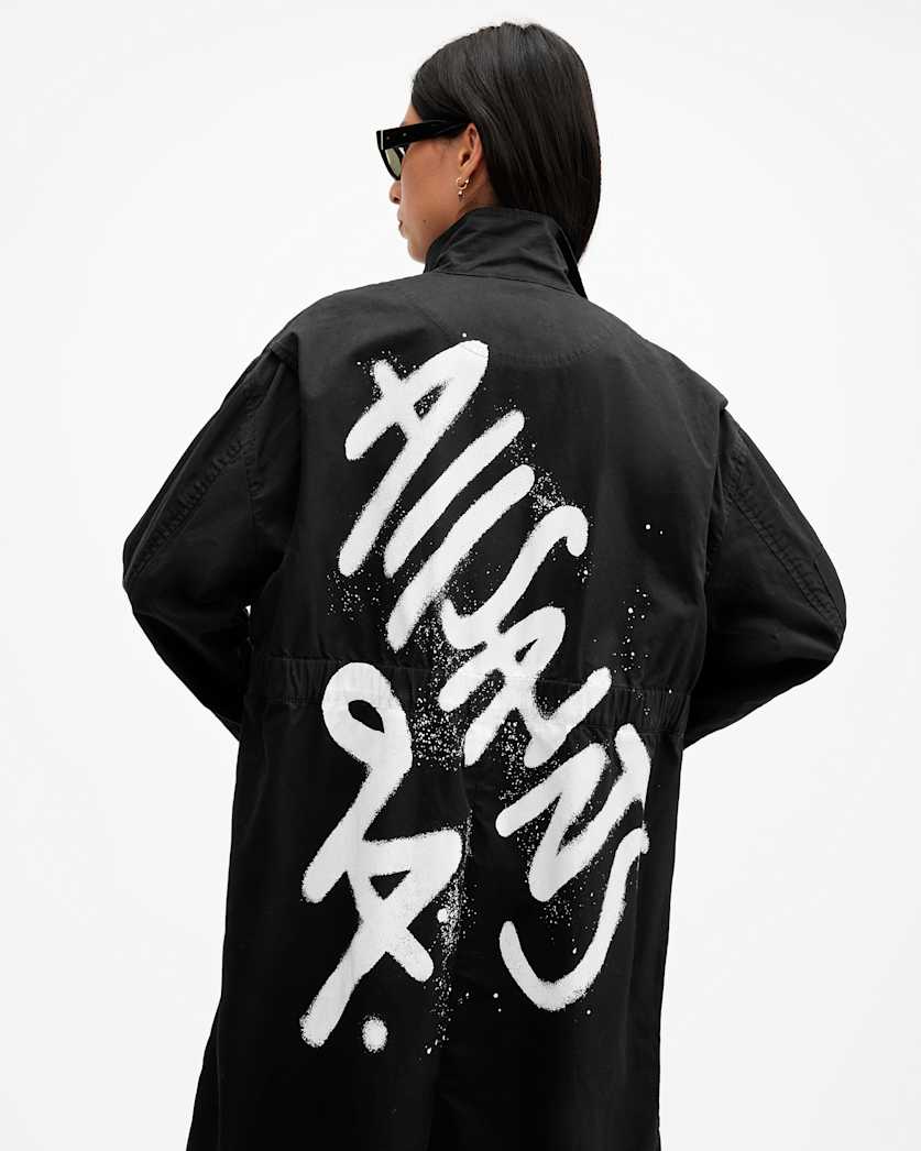 Milla Relaxed Fit Printed Parka Jacket