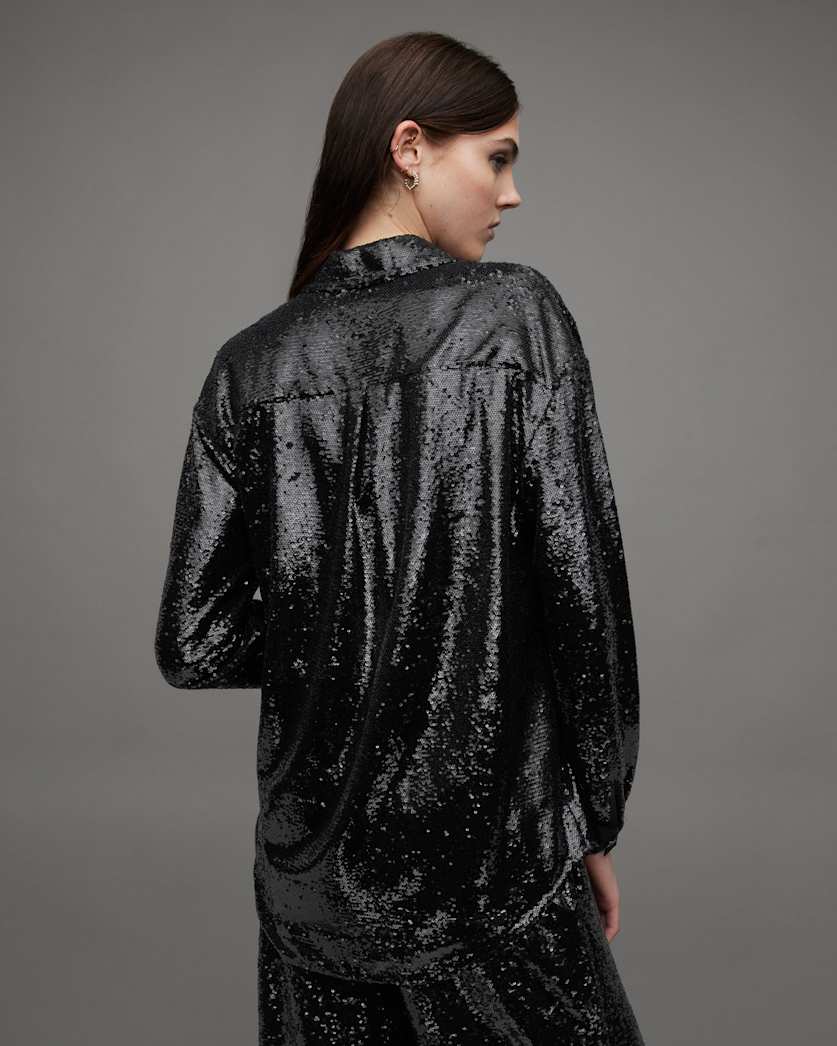 Charli Sequin Relaxed Fit Shirt