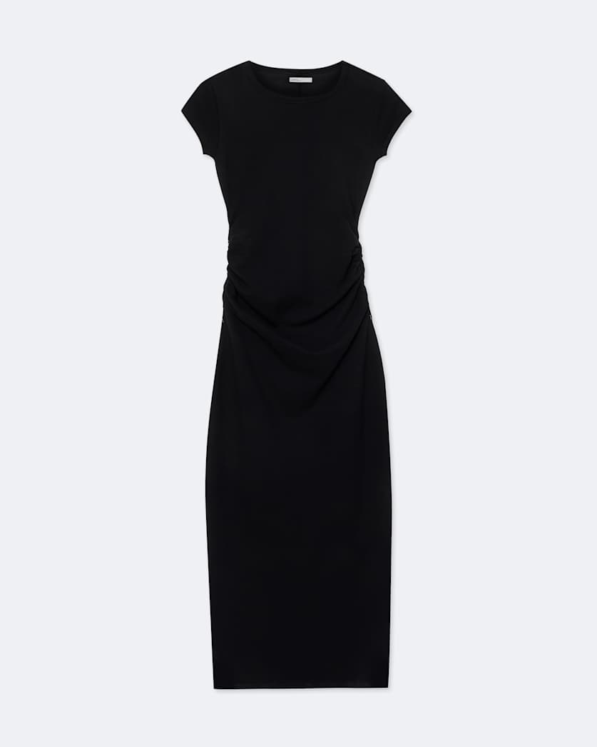 Katarina Boat-Neck Slim-Fit Maxi Dress