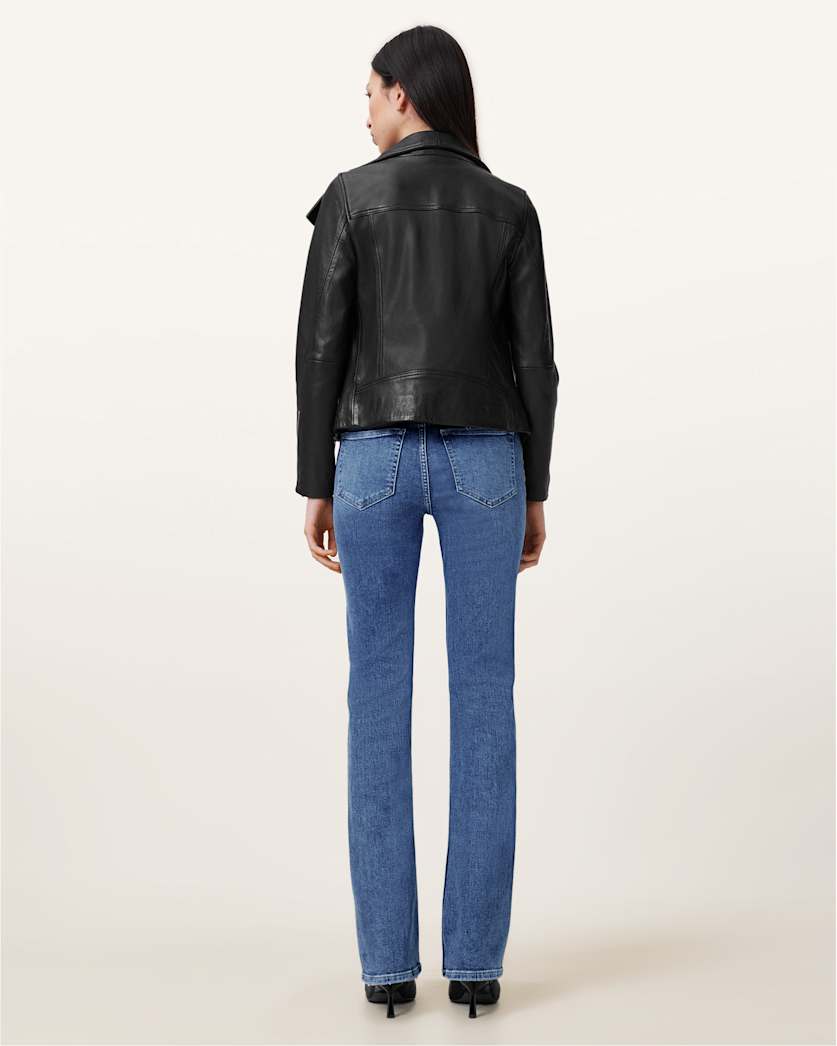Haldan Slim Bootcut Stretch Denim Jeans