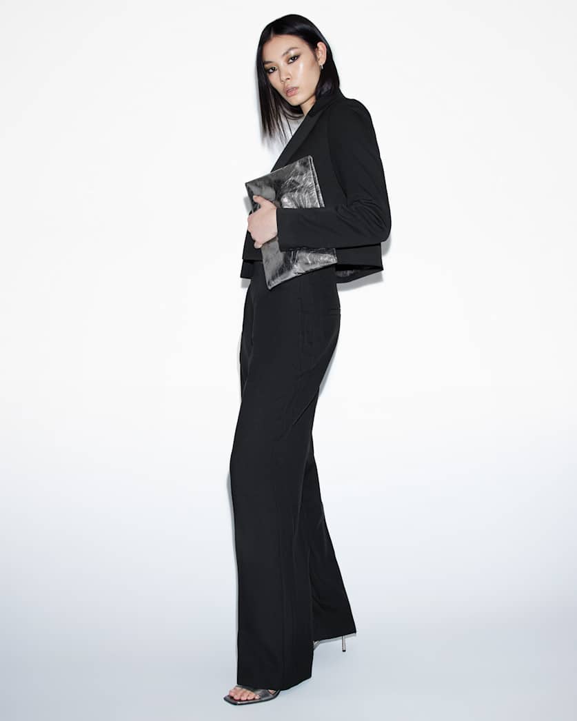 Shores Wide Leg Relaxed Fit Trousers