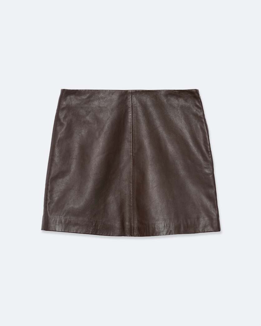 Renai Leather Mini Skirt
