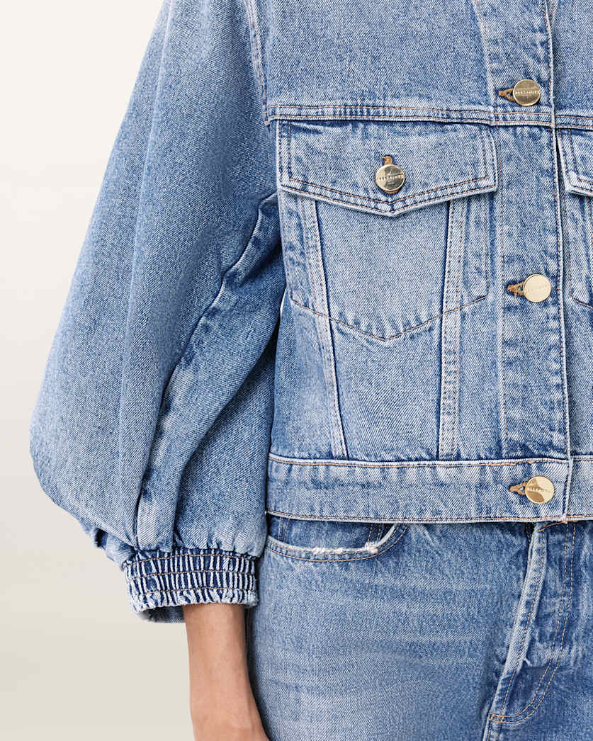 Luca Cropped Denim Jacket