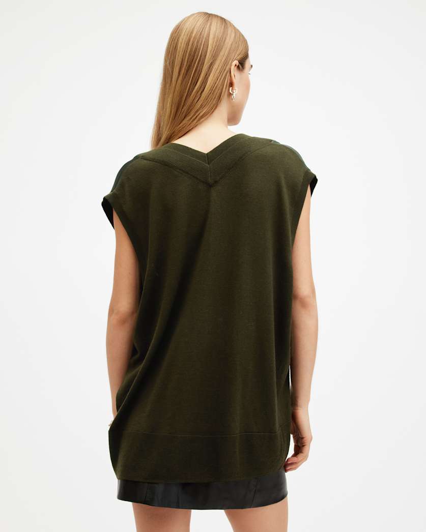 Bern Merino Wool V-Neck Tank Top