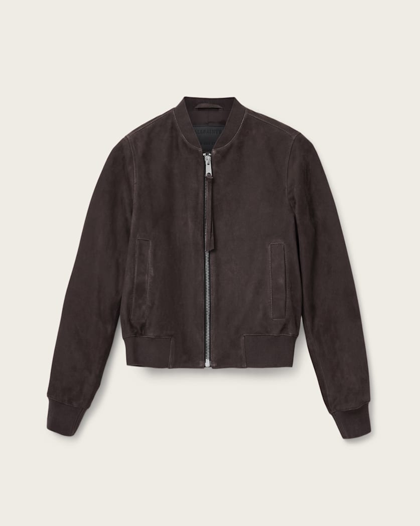Orten Suede Bomber Jacket
