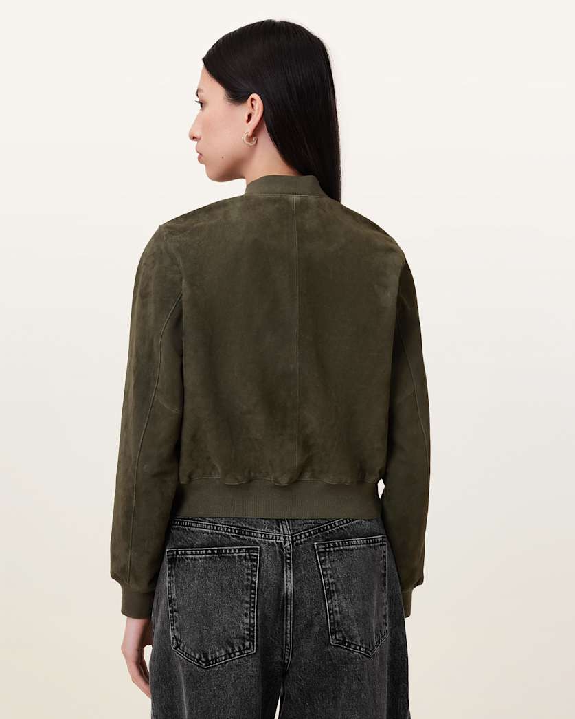 Orten Suede Bomber Jacket