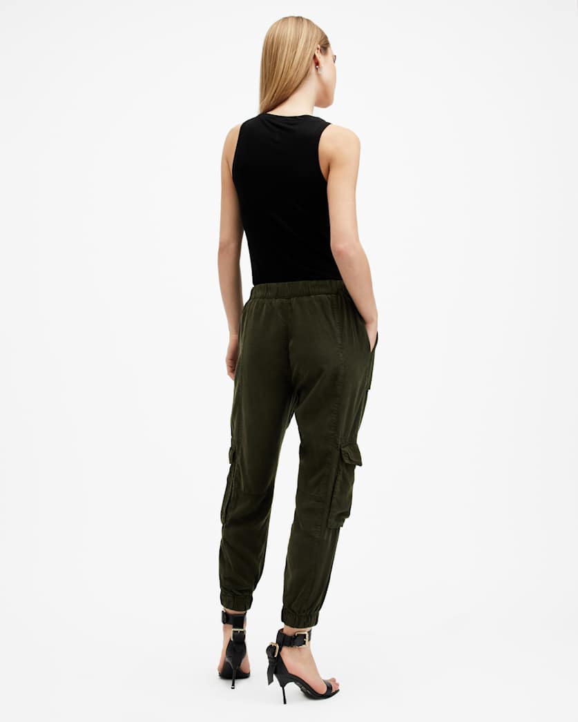 Freda Lightweight Denim Cargo Trousers