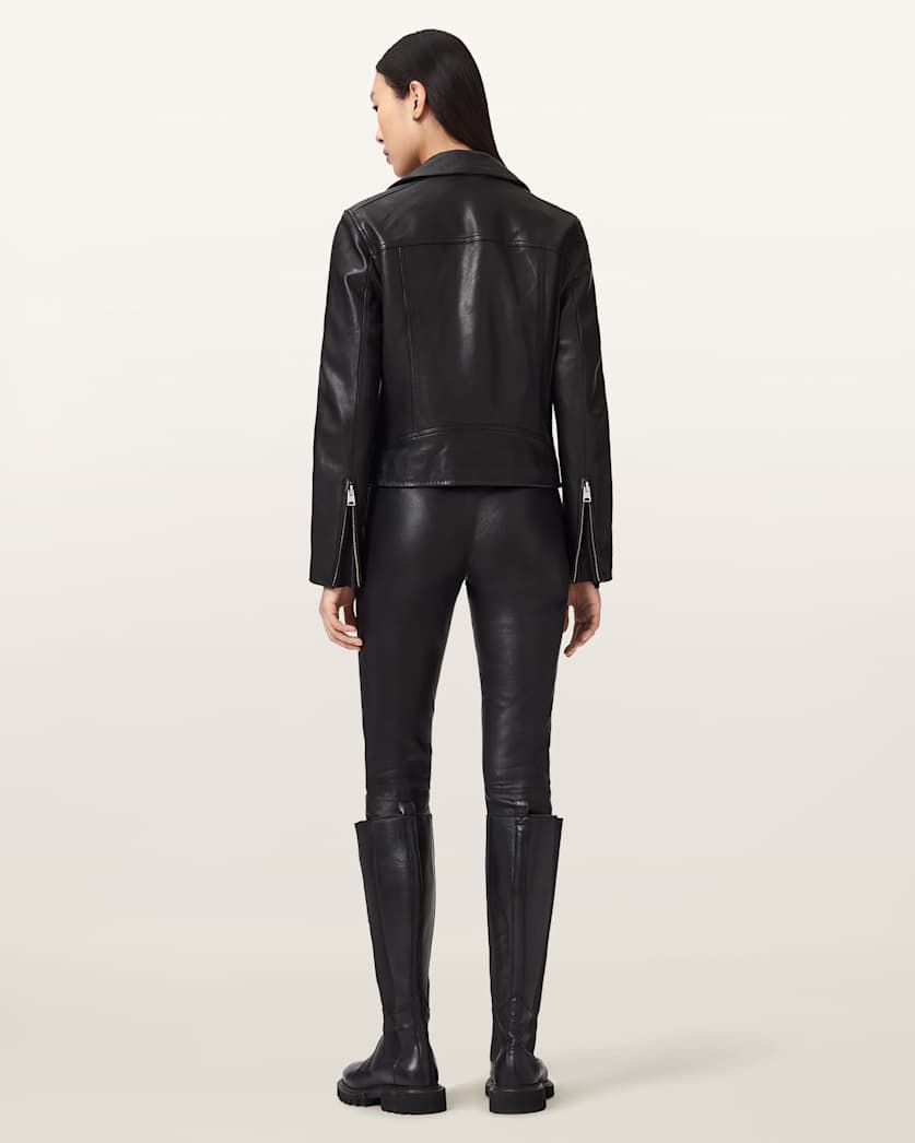 Cora Leather Stretch Leggings