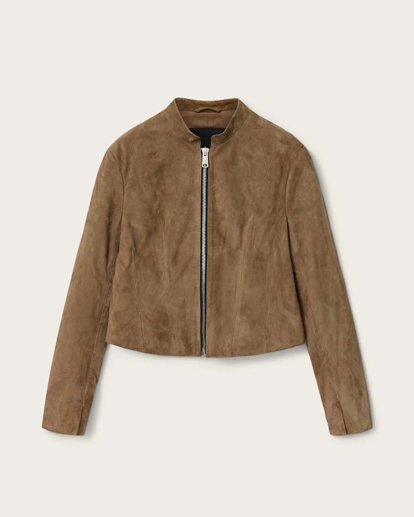 Sadler Slim Fit Suede Jacket