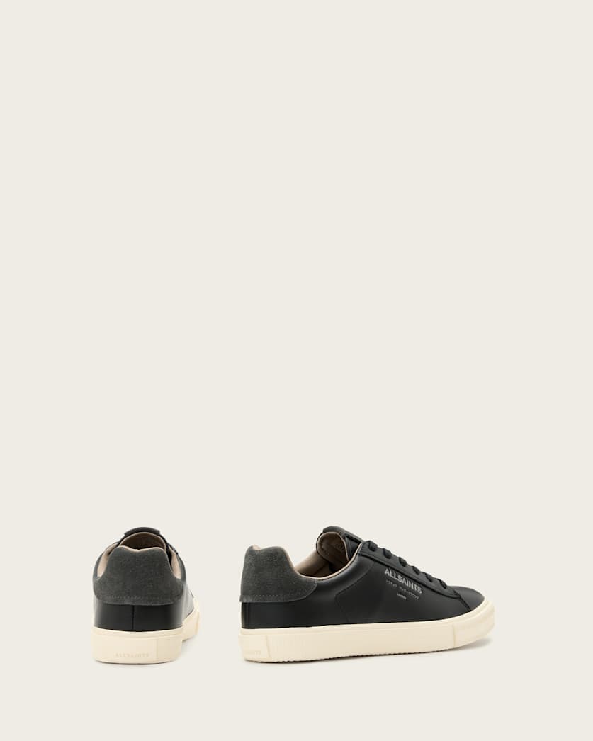 Underground Leather Low Top Trainers