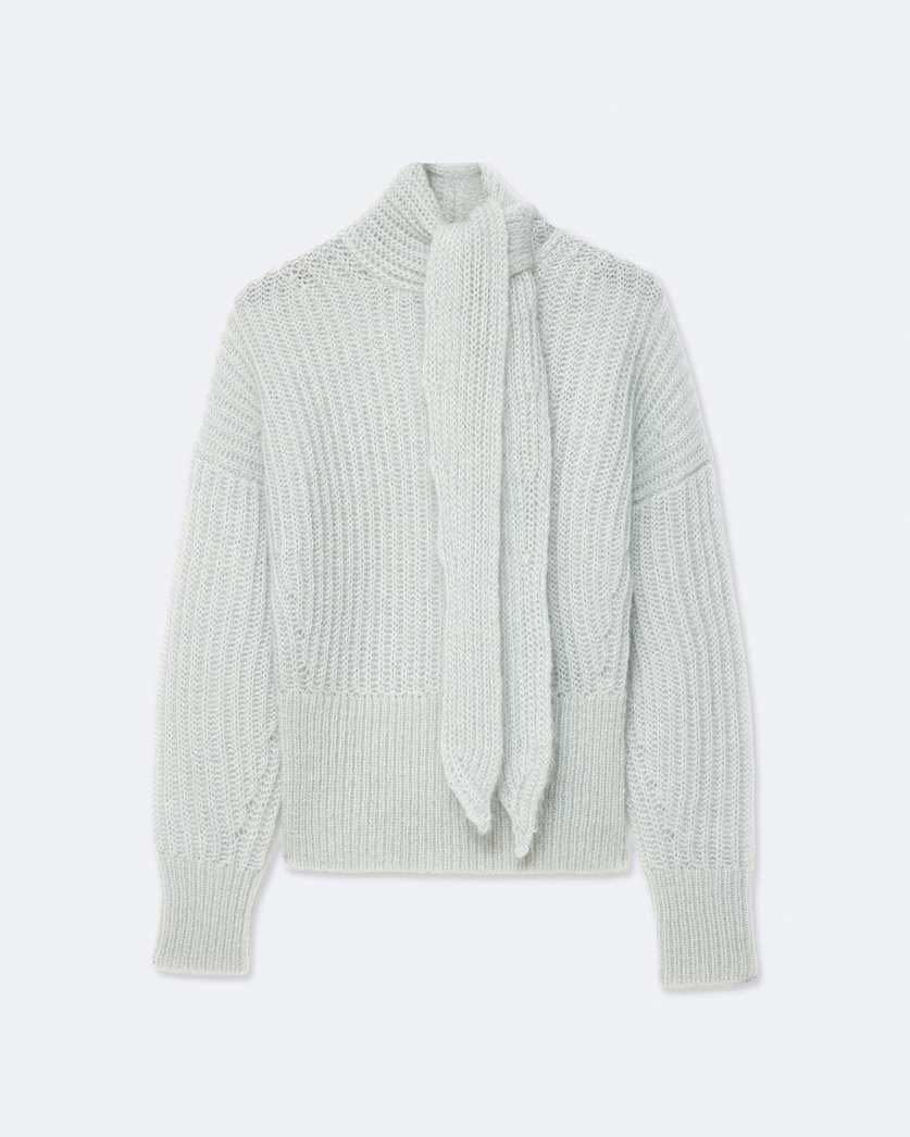 Bow detail knitted jumper