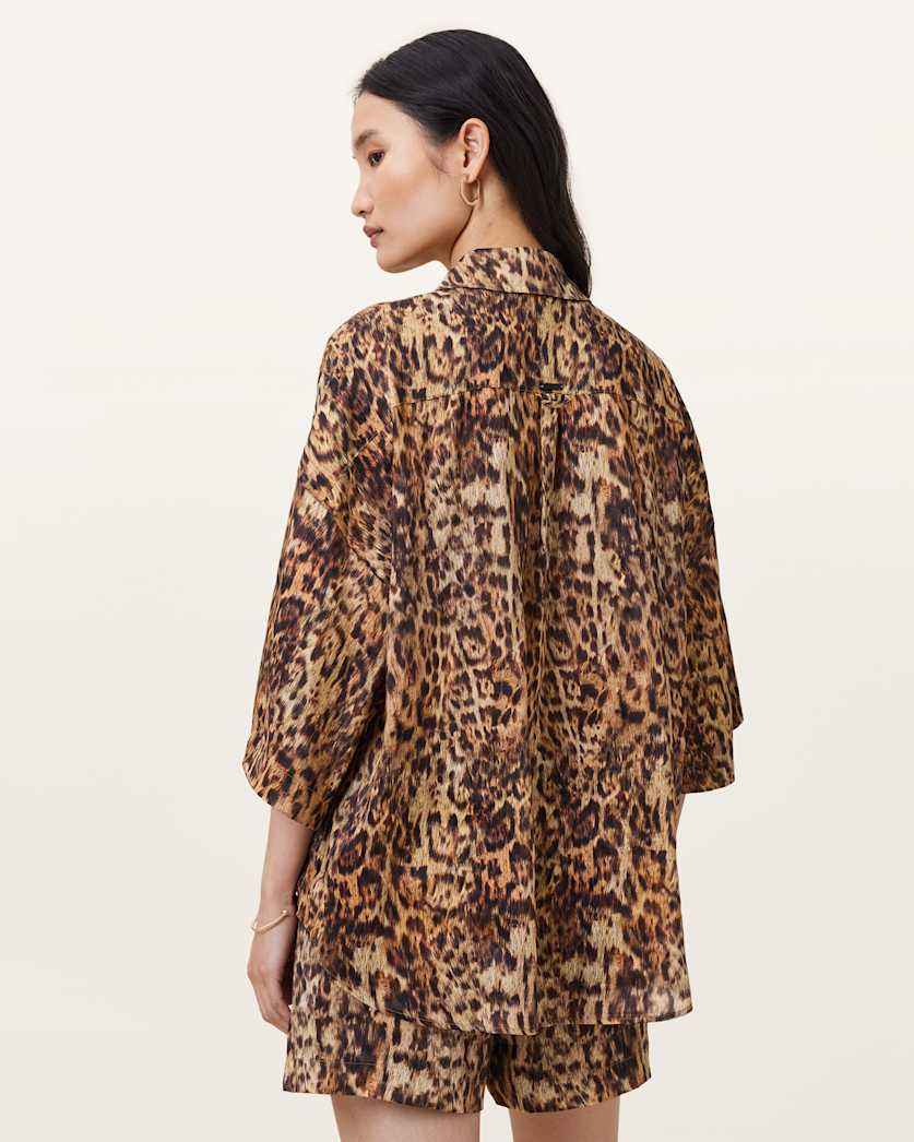 Charli Leopard Print Shirt