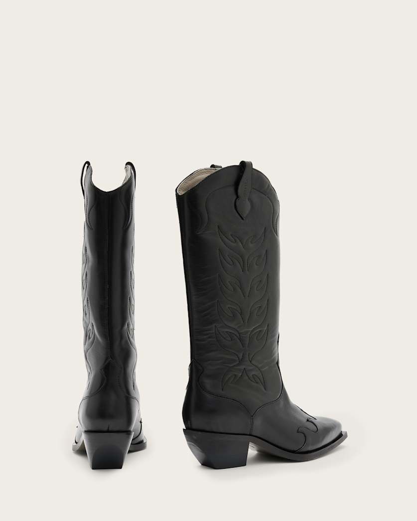 Dolly Western Leather Boots