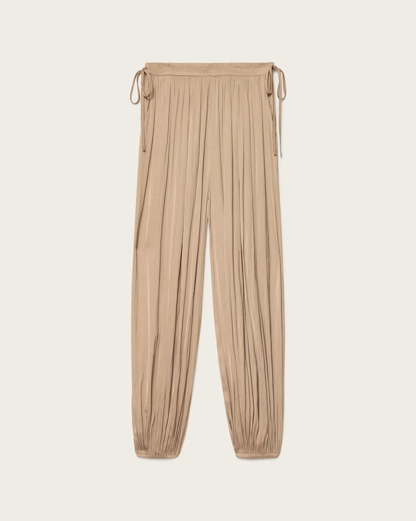 Eshe Baggy Fit Satin Trousers