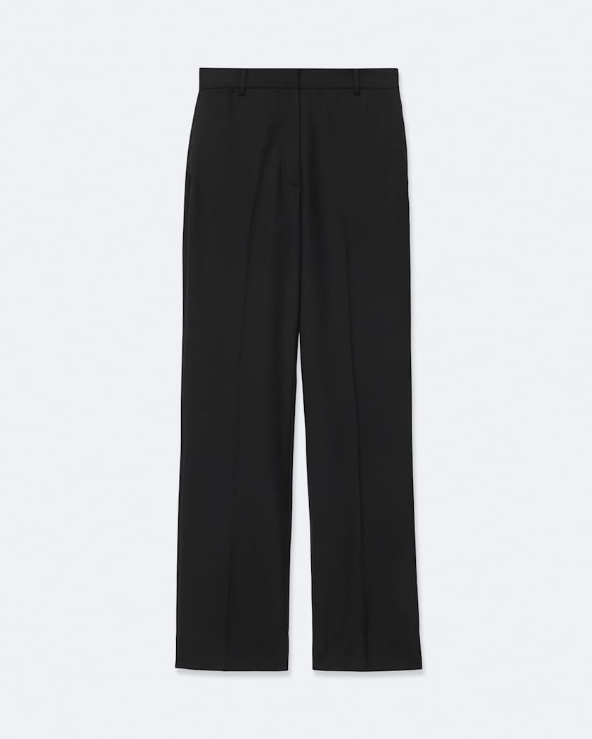 Elysia Mid-Rise Slim-Fit Tailored Trousers