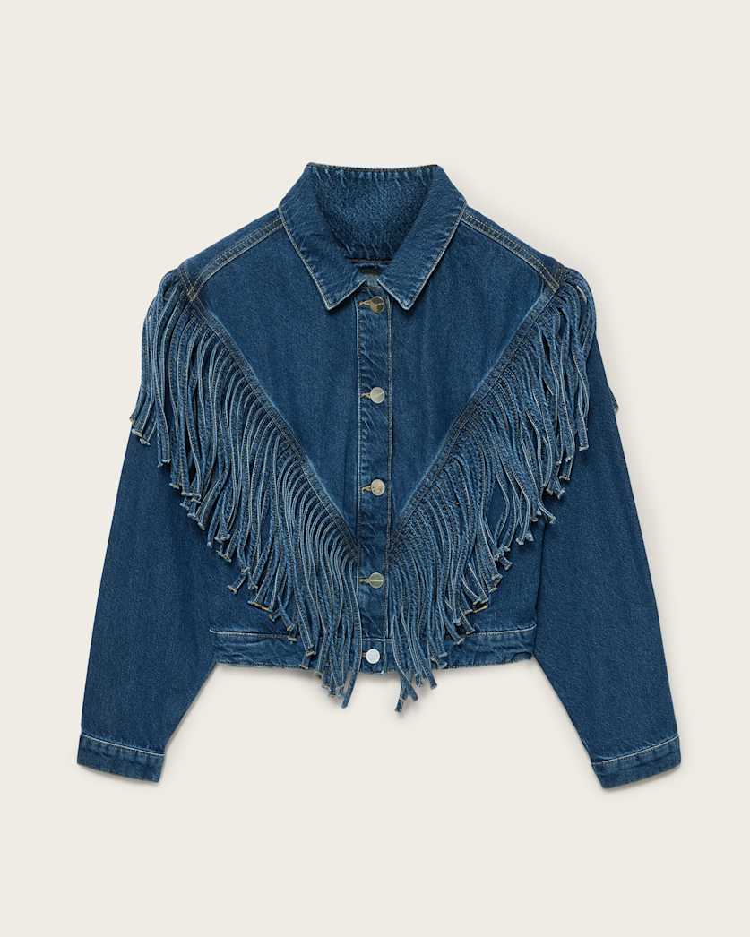 Marlene Westen Tassel Denim Jacket