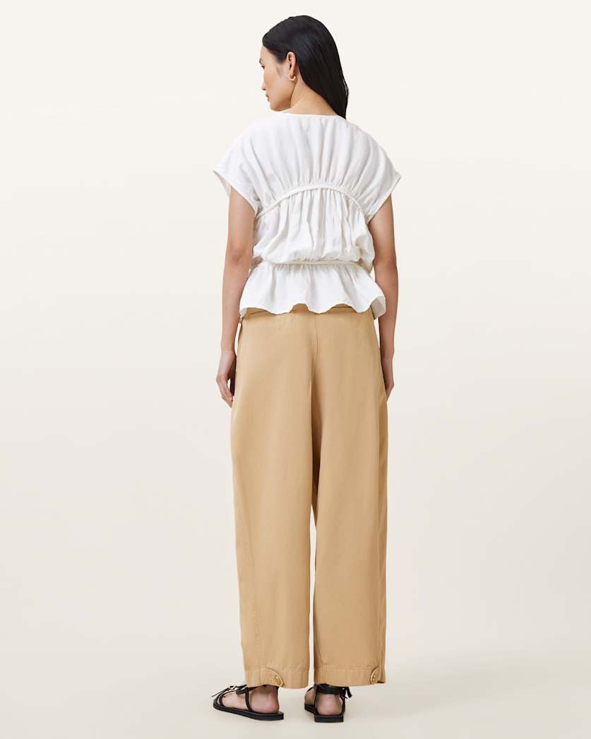 Becca Denim Voluminous Leg Trousers
