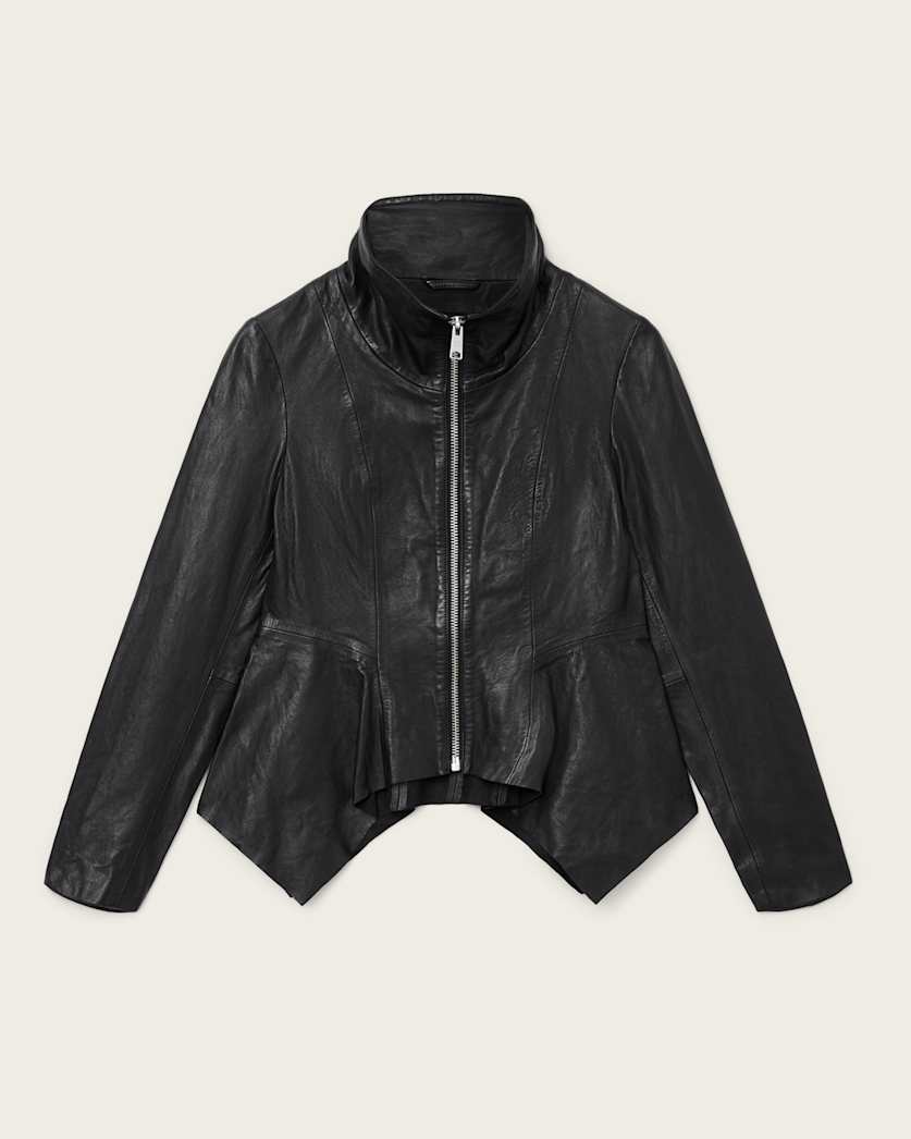 Grace Leather Biker Jacket
