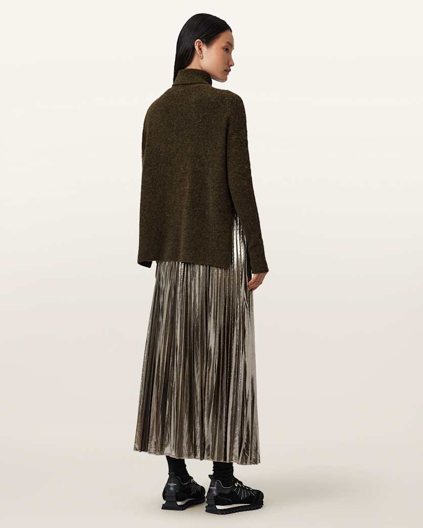 Spark 2-In-1 Pleated Maxi Dress