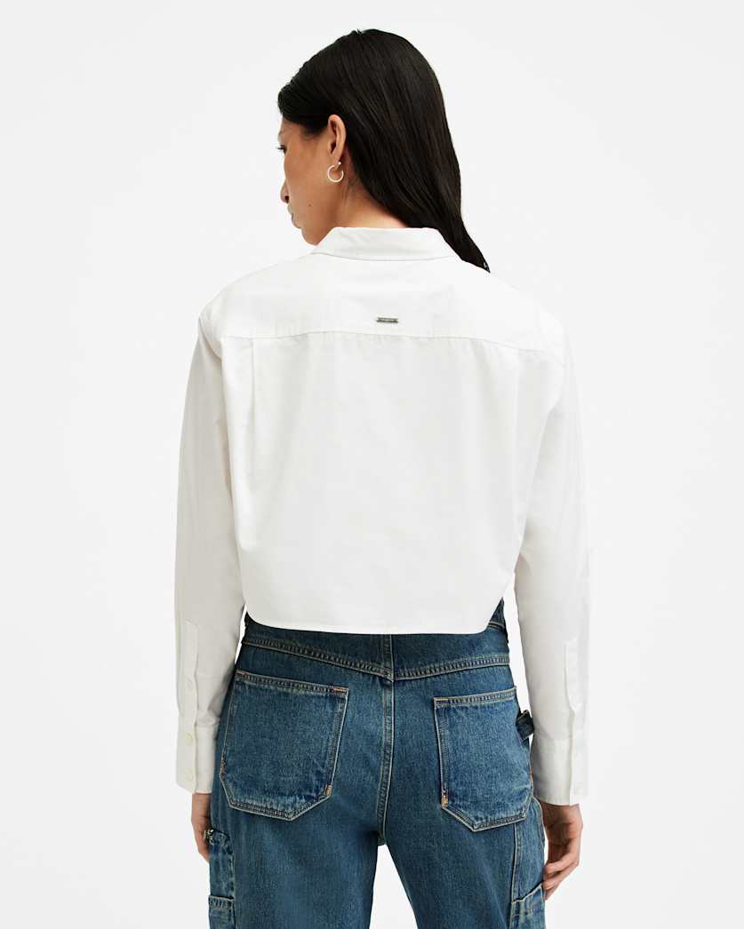 Averie Cropped Relaxed Fit Shirt