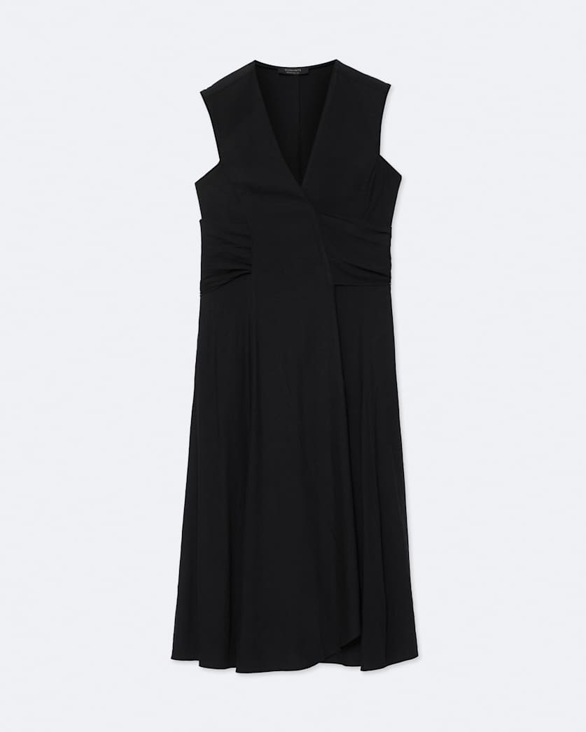 Midi wrap dress
