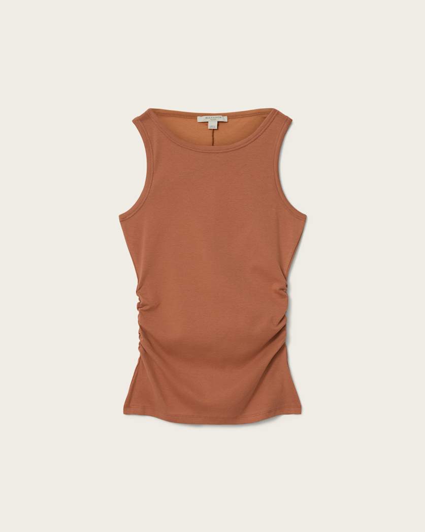 Katarina Boat Neck Slim Fit Tank Top