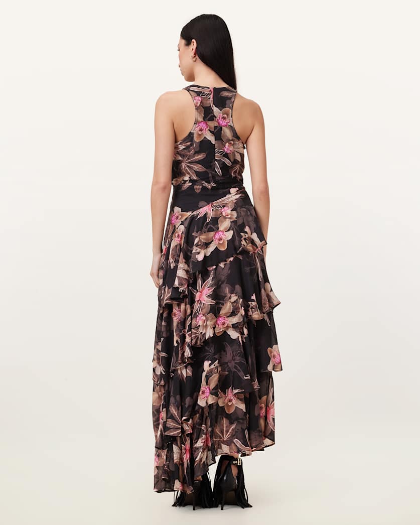 Cali Floral Print Maxi Dress