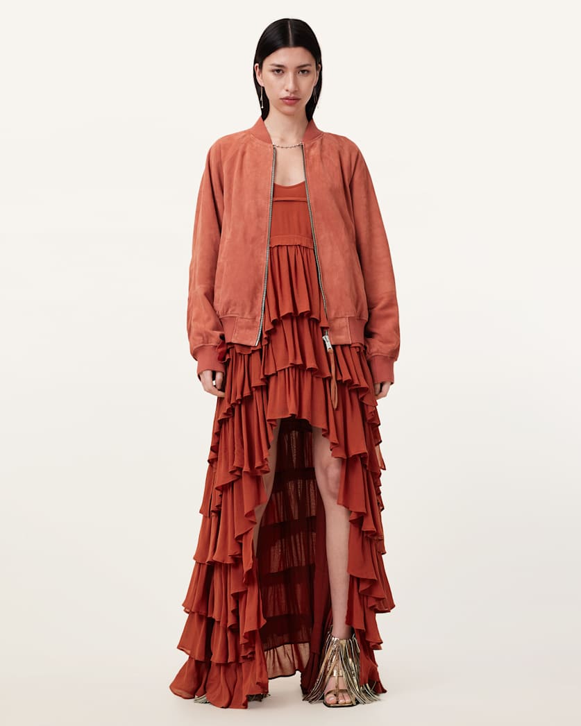 Cavarly Tiered Ruffle Maxi Dress