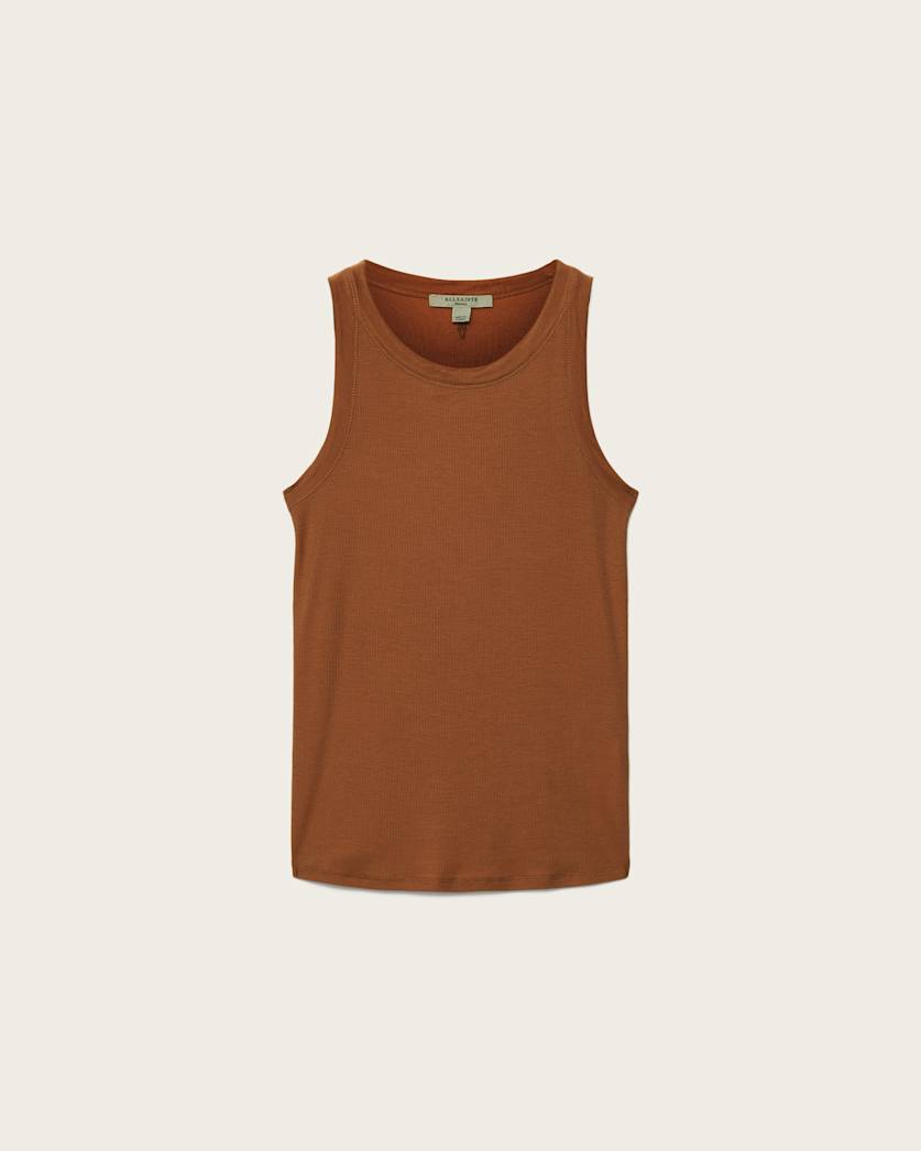 Rina Crew Neck Sleeveless Tank Top