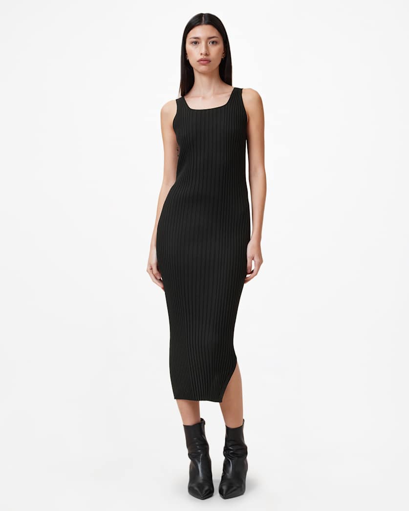 Minori 2-In-1 Ribbed Midi Dress