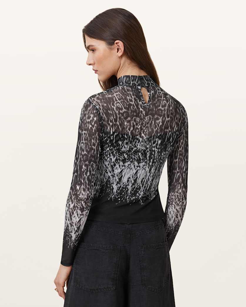 Elia Mesh Long Sleeve Top