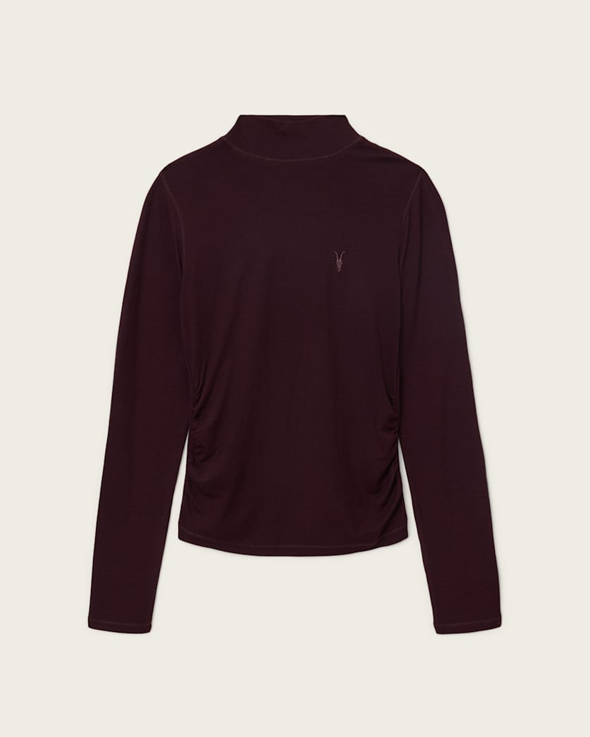 Rina Long Sleeve Roll Neck T-Shirt