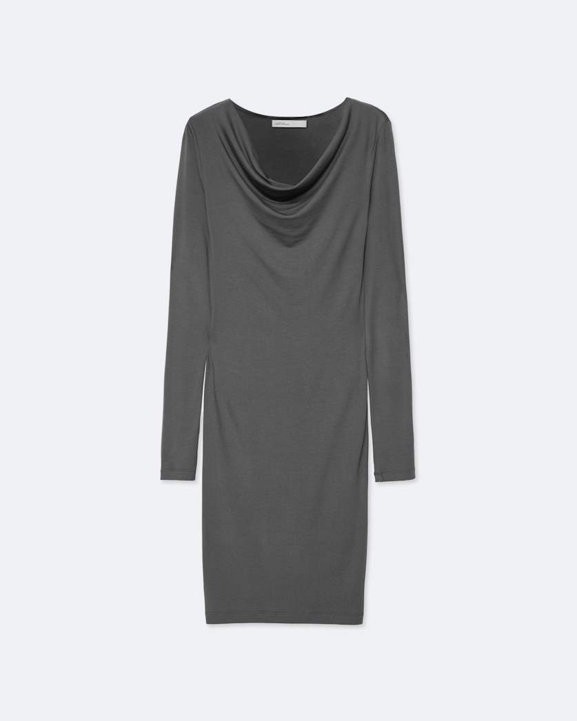 Lilla Cowl-Neck Bodycon Midi Dress