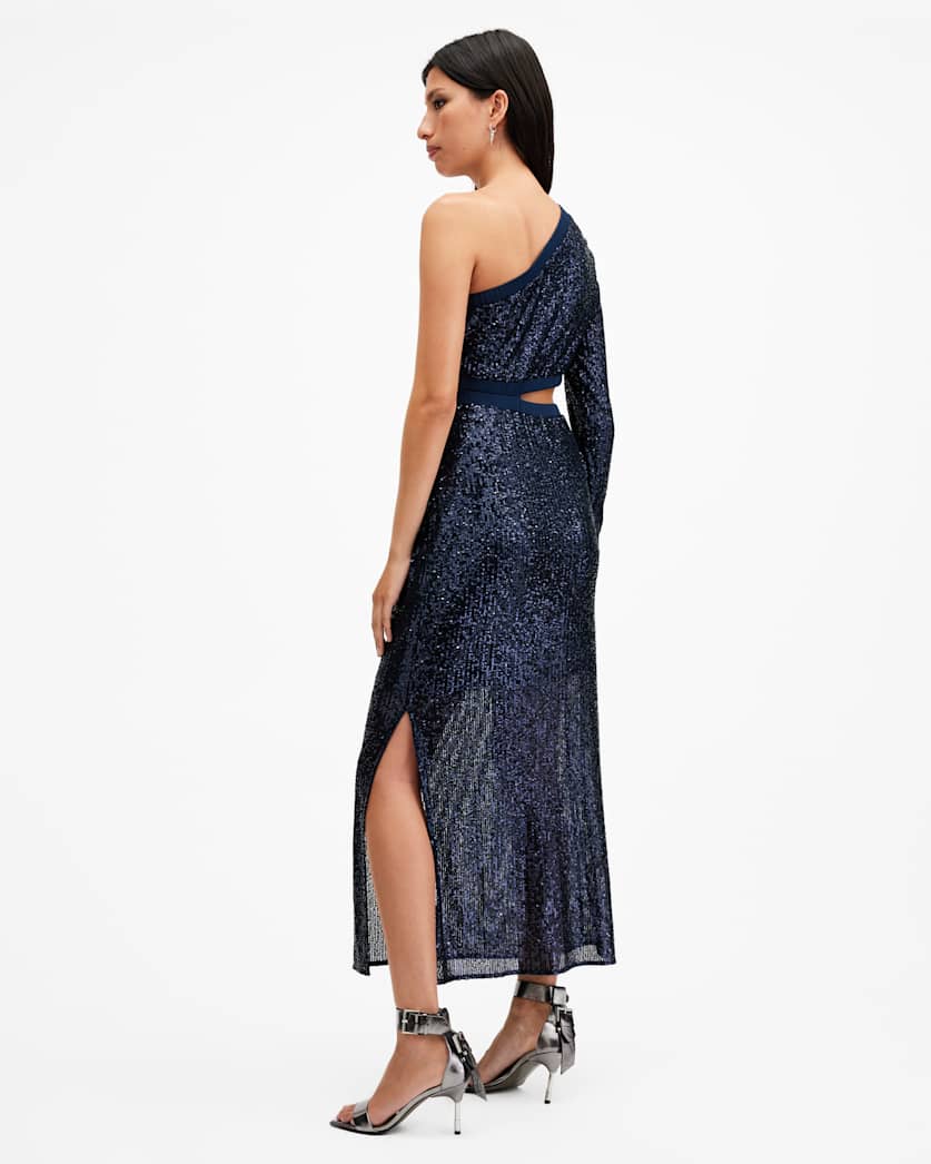 Daisy Topaz Sequin Cut Out Maxi Dress