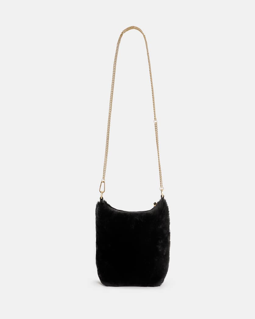 Evaline Shearling Crossbody Bag