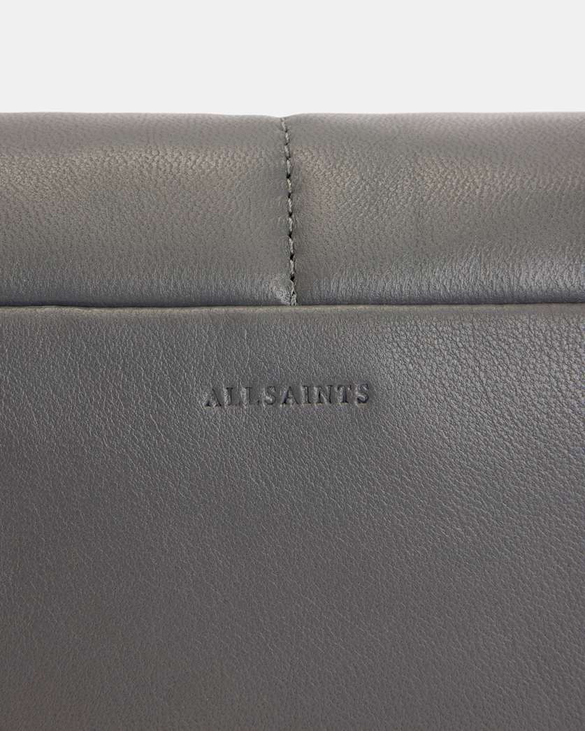 Ezra Leather Quilted Crossbody Bag