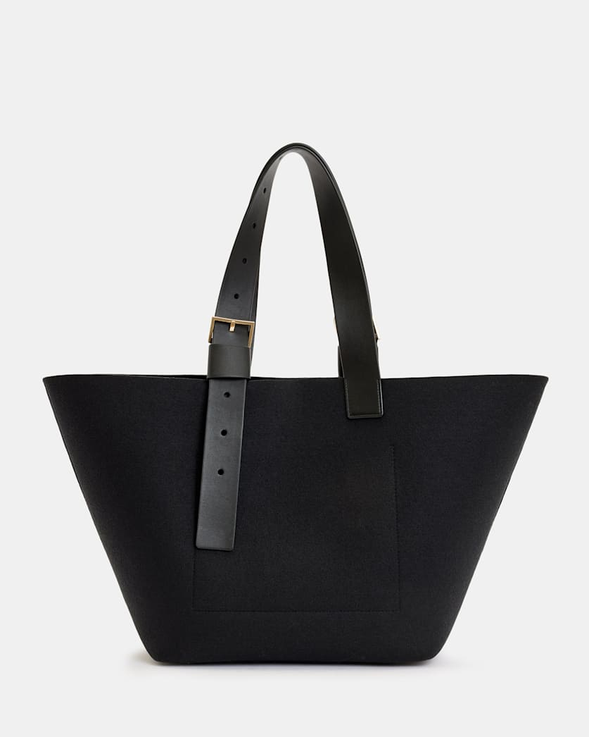 Anik Spacious Felt Logo Tote Bag