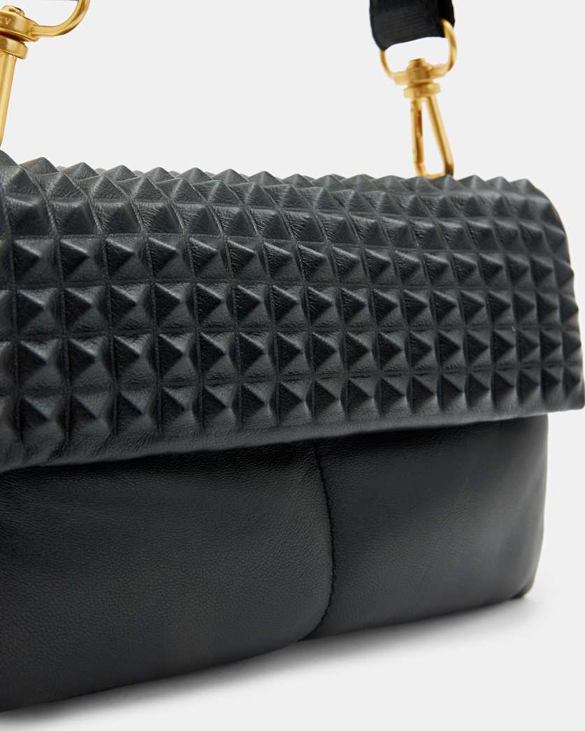 Ezra Studded Leather Crossbody Bag