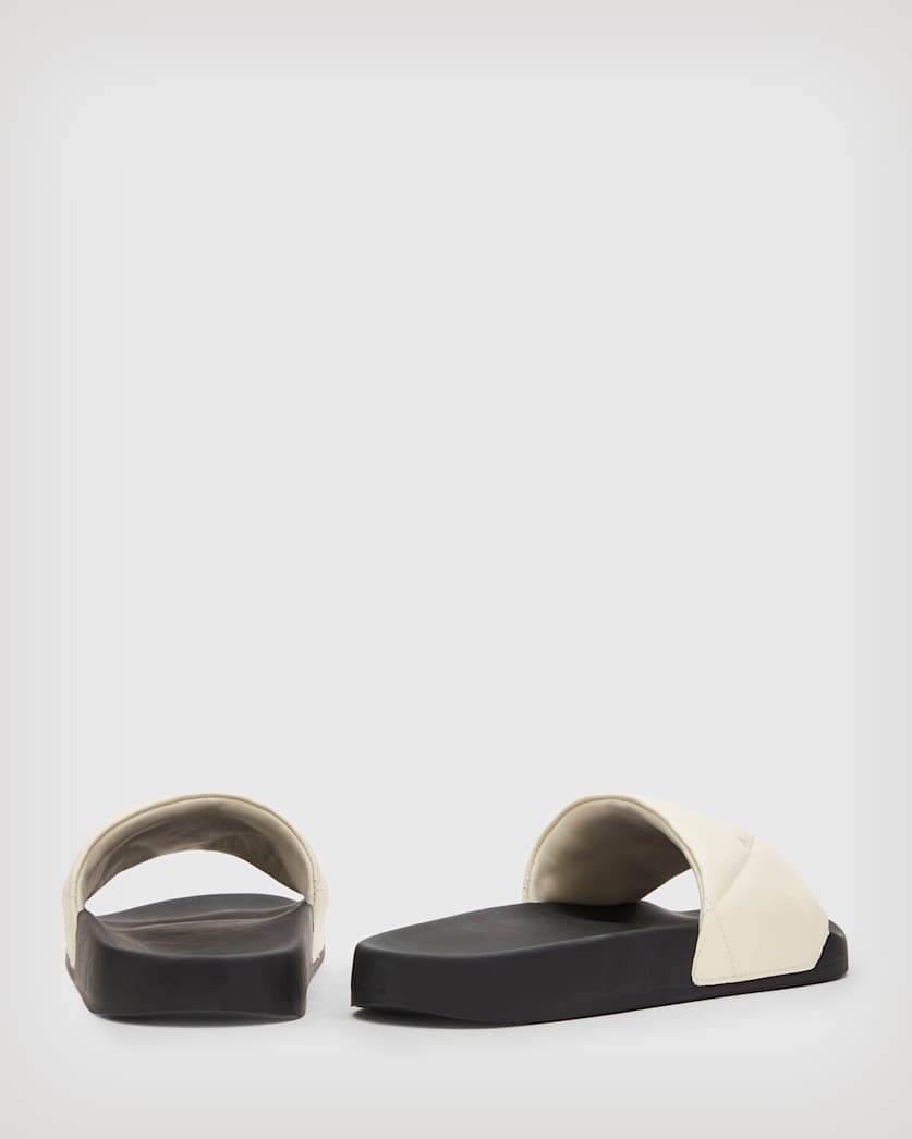 Bell Quilted Leather Sliders